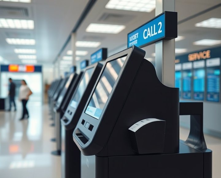 銀行店舗の受付番号表示